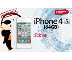 PROMO IPHONE 4S 64GB PROTECTOR CABLE USB ANTI INTERFERENCIA