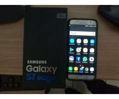 Samsung Galaxy S7 Edge Plateado Excelente Estado En Caja