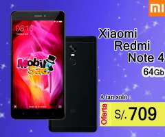 Xiaomi Redmi Note 4 64GB 4G &#x2f;&#x2f;Nuevos Libres En Caja&#x2f;Tienda Fisica