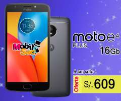 Motorola Moto E4 Plus 4G 16GB&#x2f;&#x2f;Nuevos libres de fabrica con Garantia de tienda
