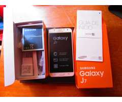 SAMSUNG GALAXY J7 NUEVO CON CAJA TODOS LOS STICKERS