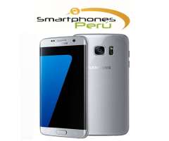 Celular Samsung Galaxy S7 Edge Silver 32GB Sellado, Libre de Fabrica, Nuevo, Garantia Tienda Fi...