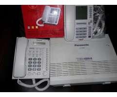 CENTRAL TELEFÓNICA PANASONIC KXTES824 MAS TELÉFONO OPERADOR KXT7730 TODO A 650 SOLES