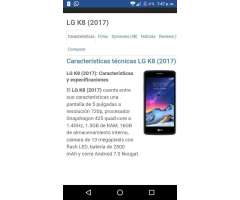 Vendo Lg K8 2017