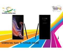 SAMSUNG NOTE 9 126GB&#x2f;6RAM NUEVO SELLADO CON GARANTIA DE 1 AÑO SOMOS TELEFONIA VIRTU...