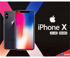 Apple Iphone X NEGRO 64gb 4g Lte Libre De Fabrica Sellado Garantia Entrega en Tienda