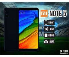 Xiaomi Note 5 &#x2f; 64 gb 4 gb &#x2f; Sellado &#x2f; Nuevo &#x2f; Colores &#x2f; Tienda