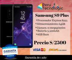 Samsung S9 PLUS 4G LTE 64GB NUEVO GARANTIA