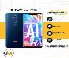 Celulares Huawei Mate 20 Lite 64gb 4 gb Ram smartphonesperu.pe