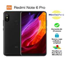 XIAOMI REDMI NOTE 6 PRO 32 GB  NUEVO, CAJA SELLADA, GARANTÍA DE 12 MESES, TIENDAS F&Iacu...
