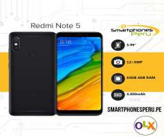 Celular Xiaomi Redmi Note 5 64GB 4GB RAM Nuevos Sellados Smartphonesperu.pe