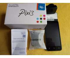 Alcatel Smartphone Pixi 3 4.5 Quadcore Cam 8 Mpx HD Caja S/.198 soles
