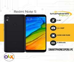 Celular Xiaomi Redmi Note 5 64GB 4GB RAM Liberado Nuevo Smartphonesperu.pe