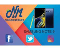 SAMSUNG GALAXY NOTE 9&#x3a; 128GB, 6GB RAM, CAM DUAL 8 MP 8 MP. STOCK ENTREGA INMEDIATA.