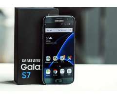 Samsung Galaxy S7 NUEVO EN CAJA C&#x2f;ACCESORIOS BLACK ONIX 32GB
