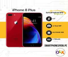 Iphone 8 Plus 64GB RED •• Smartphonesperu.pe