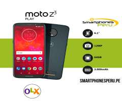 Celular Motorola Moto Z3 Play 64GB •Autofocus por detección de fase • Smartpho...