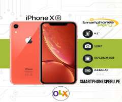 Celular Iphone XR 64GB&#x2f;128GB • Resistente al agua • Smartphonesperu.pe