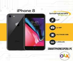 Celular Iphone 8 64GB&#x2f;256GB • Delgado y Elegante• Smartphonesperu.pe
