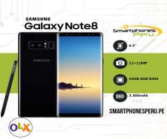 Celular Samsung Galaxy Note 8 64GB •Amplia Memoria RAM 6GB • Smartphonesperu.pe