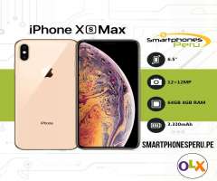 Celular Iphone XS MAX 64GB&#x2f;256GB •Cámara dual de alta resolución• ...