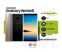 Celular Samsung Galaxy Note 8 64GB •4 Tiendas Lima Trujillo• Smartphonesperu.pe
