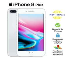 IPHONE 8 PLUS 64 GB NUEVO, CAJA SELLADA, GARANTÍA DE 12 MESES, TIENDAS FÍSICAS