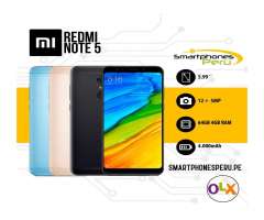 Celulares Xiaomi Redmi Note 5 &#x2a; 64GB &#x2a; Somos Smartphonesperu.pe