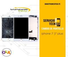 Cambio de Pantalla para iPhone 7 7 Plus. Servicio Técnico Especializado