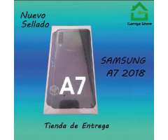 SAMSUNG GALAXY A7 2018 4GB RAM 128GB INTERNA NUEVO CON GARANTÍA.LIBRE DE FABRICA