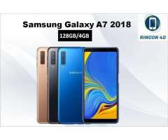 Samsung Galaxy A7 2018 128gb Ram 4gb  Somos Tienda Fisica