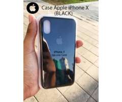 iPhone x silicone case protector black Apple
