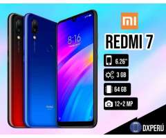 Xiaomi Redmi 7 &#x2f; 64gb 3gb &#x2f; Sellado &#x2f; Nuevo &#x2f; Colores &#x2f; Tienda