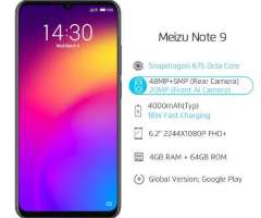 Meizu Note 9 4GB 64GB Snapdragon 675 Octa Core 6.2 '' 48MP Cámara doble AI fre...