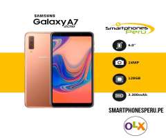Samsung Galaxy A7 128GB / Disponibilidad inmediata / Smartphonesperu
