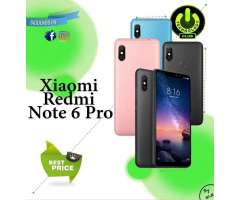 Xiaomi Redmi Note 6 Pro Selfie Dual 20 Megapixeles Celulares sellados Garantia 12 meses