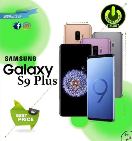 S9 Plus Samsung Galaxy S9 Plus todos los colores Celulares sellados Garantia 12 meses / Ti... S9 Plus Samsung Galaxy S9 Plus todos los colores Celulares sellados Garantia 12 meses / Ti...