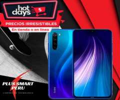 XIAOMI REDMI NOTE 8 &#x2f; HOT DAYS en Plus Smart Perú tienda Arequipa