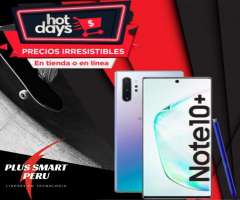 SAMSUNG GALAXY NOTE 10  &#x2f; en Plus Smart Perú tienda Arequipa